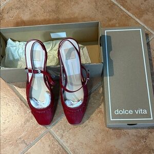 Dolce Vita Red Heeled Shoes